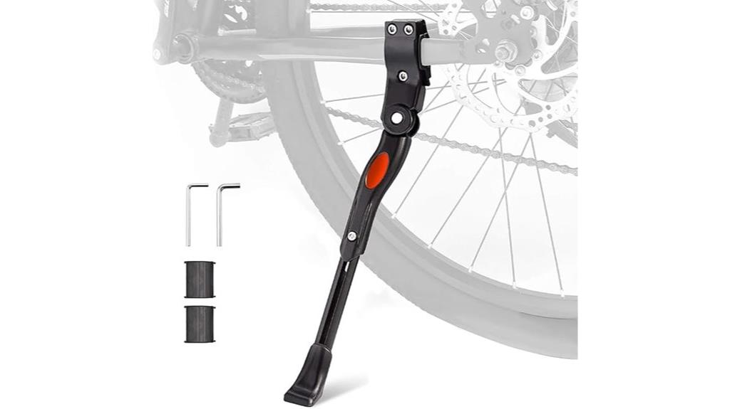 adjustable aluminum bike kickstand