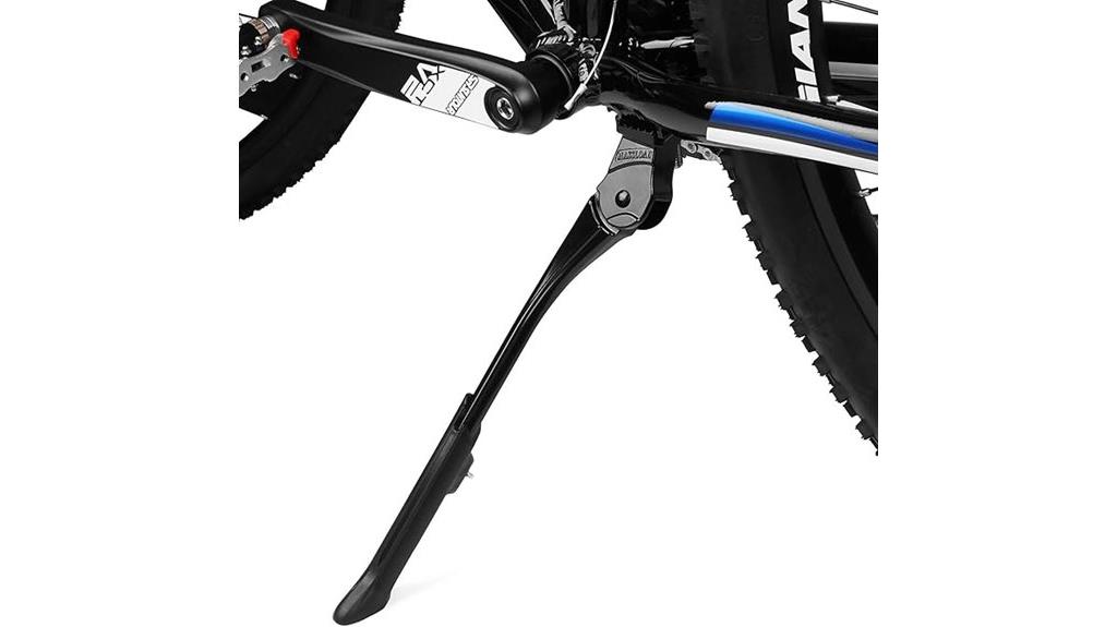 adjustable kickstand for bicycles