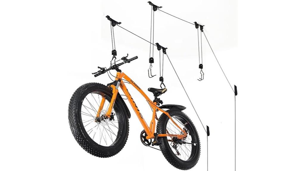 bike ceiling storage solution