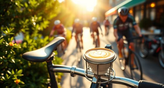 bike mounted coffee holders