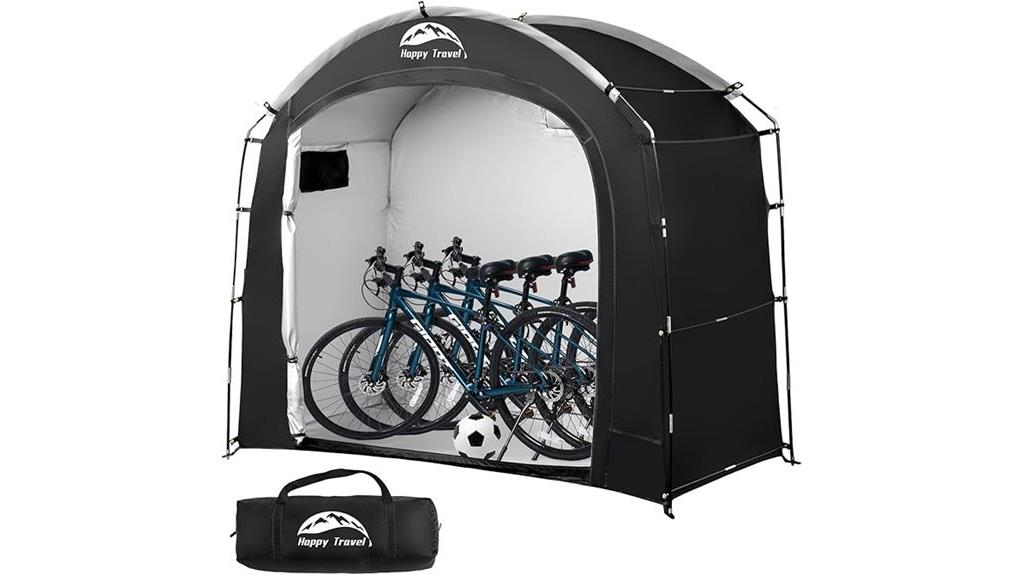 bike storage tent solution