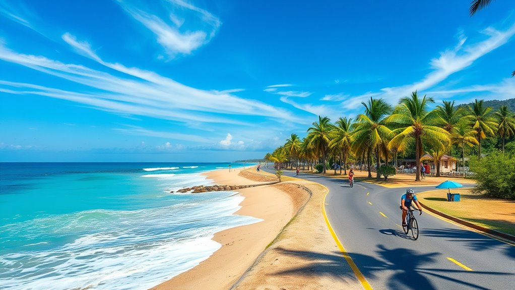 biking along thailand s beaches