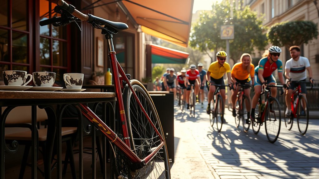 biking and coffee connection