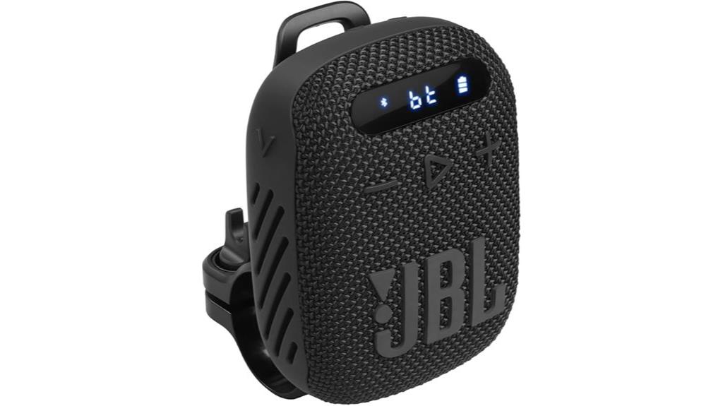 bluetooth handlebar speaker black