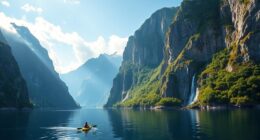 breathtaking norwegian fjord cliffs