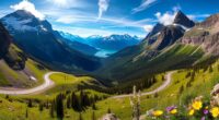 breathtaking scenic mountain ride