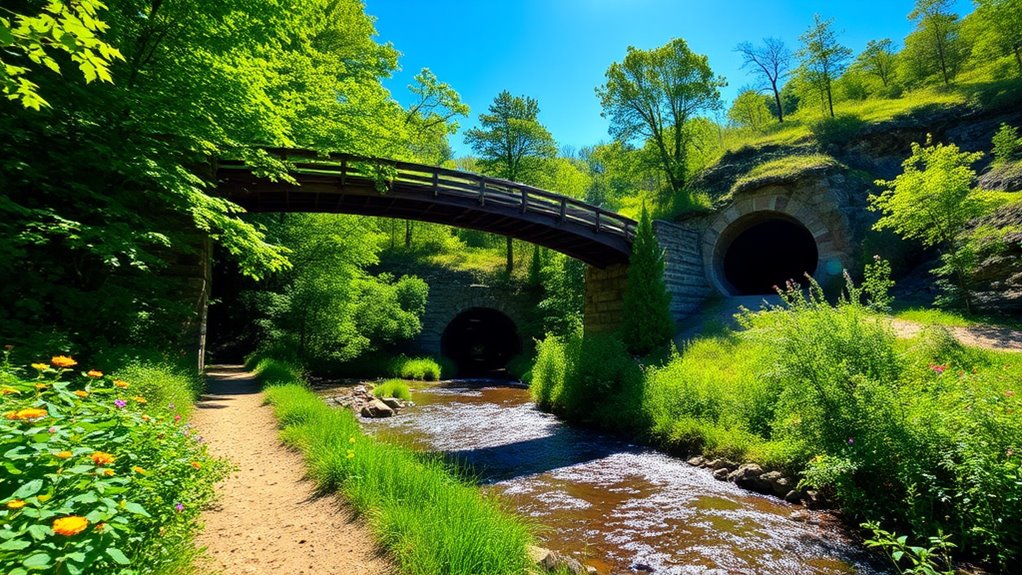 bridges tunnels and trails