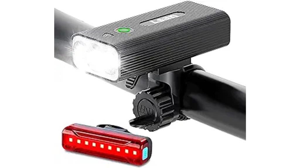 bright usb rechargeable bike lights