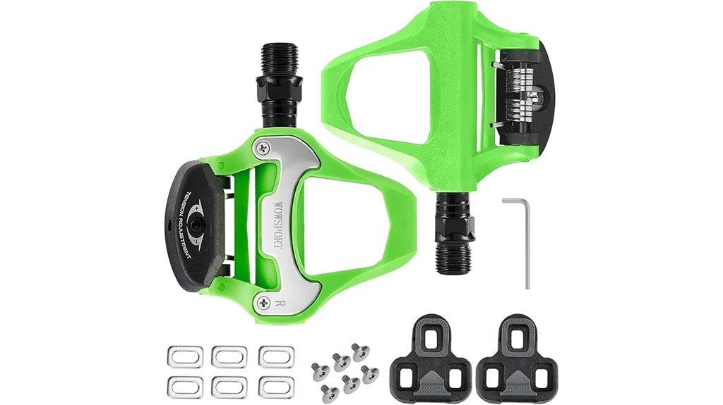 carbon fiber clipless pedals