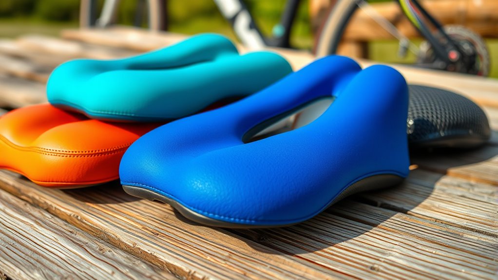 choosing comfortable bike cushions