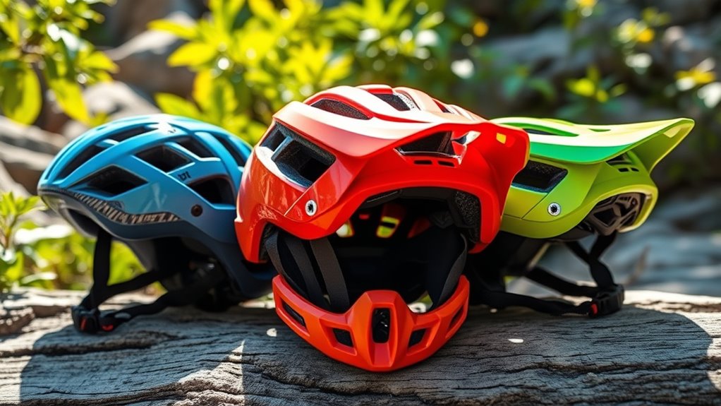 choosing mountain bike helmets