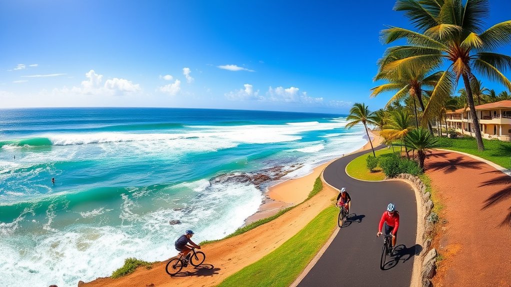 coastal scenic bike rides