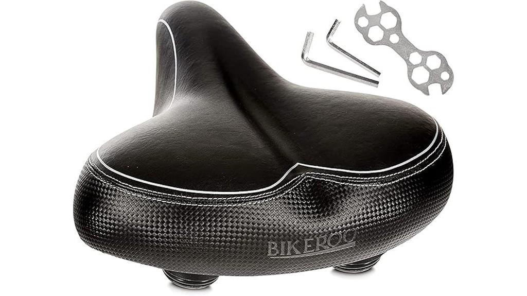 comfortable bicycle saddle design