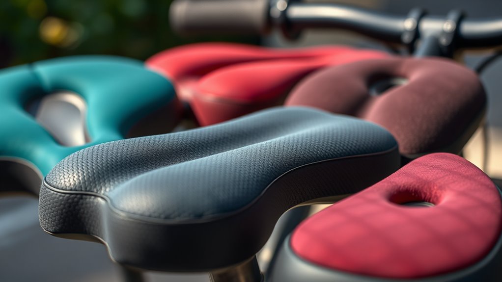 comfortable bike seat cushions