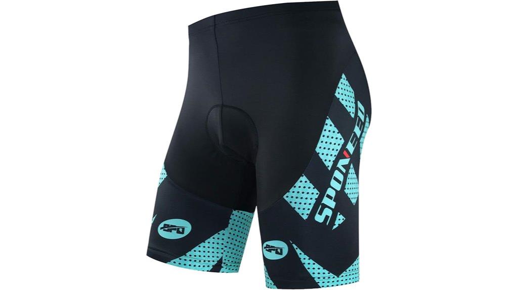 cushioned men s cycling shorts