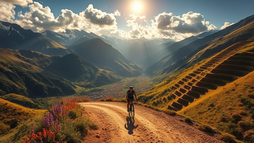 diverse landscapes for biking