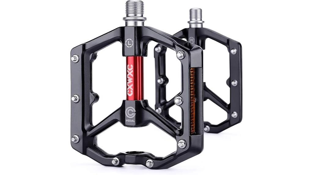 durable aluminum mountain bike pedals