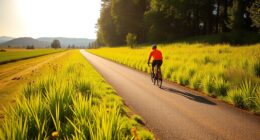 enjoy cycling prairie path