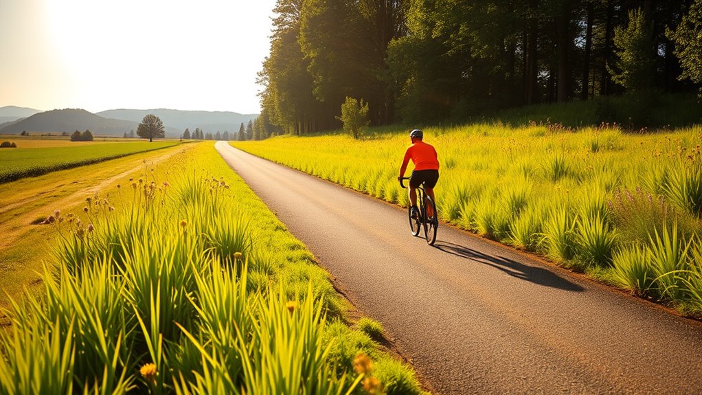 enjoy cycling prairie path