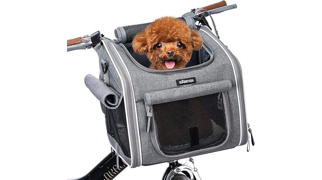 expandable pet carrier basket