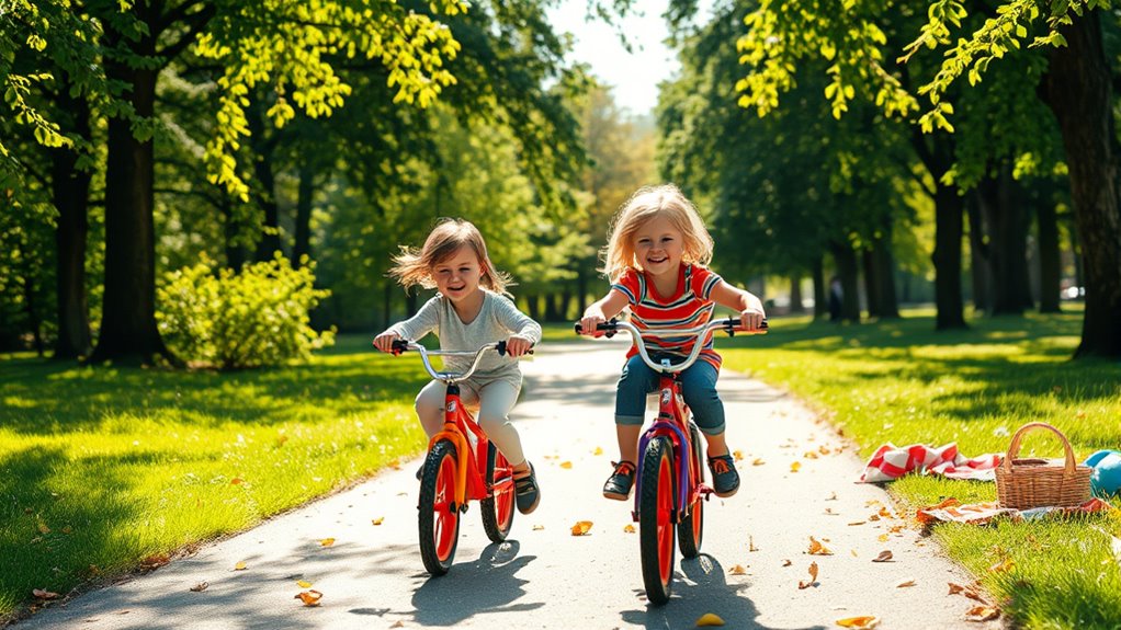 family cycling adventure fun