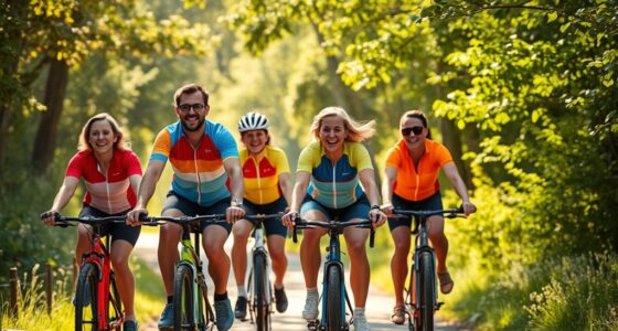 friendship through group cycling