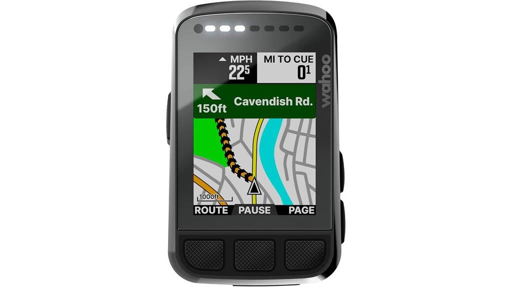 gps bike computer black