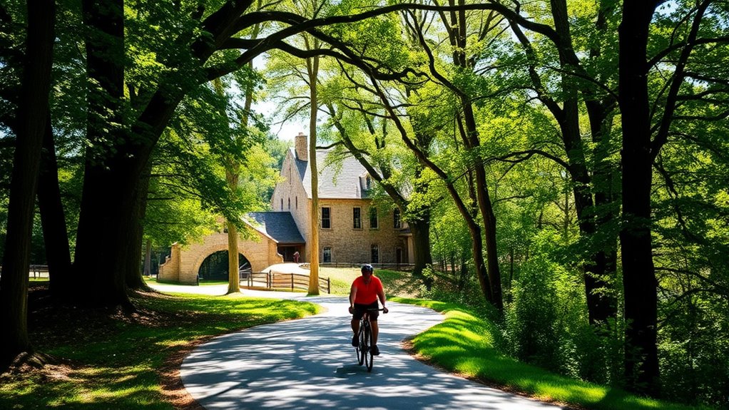 historical landmarks along route