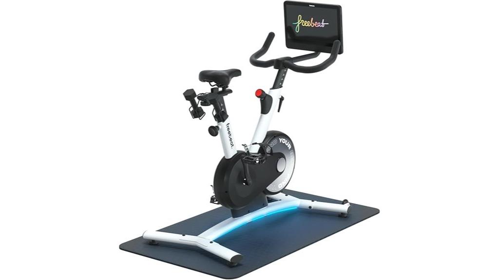 interactive touchscreen exercise bike