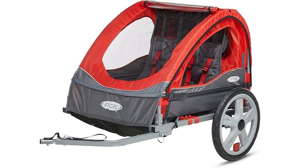 kids bike trailer attachment