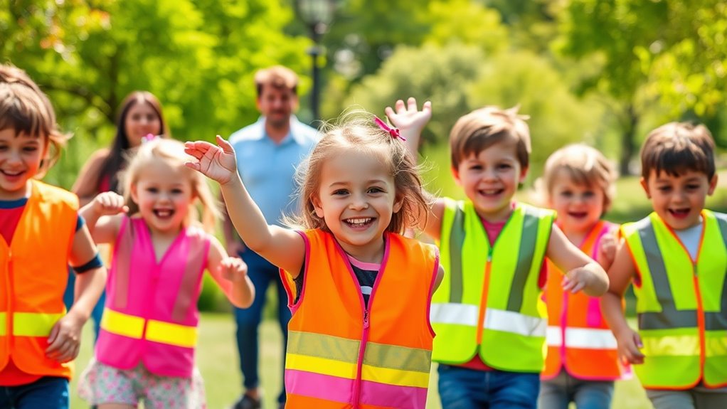 kids safety vests selection