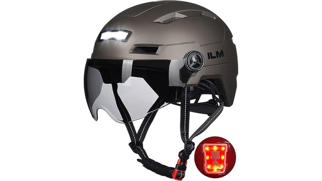 led light bike helmet