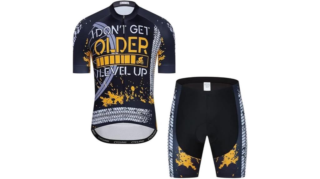 men s padded cycling outfit