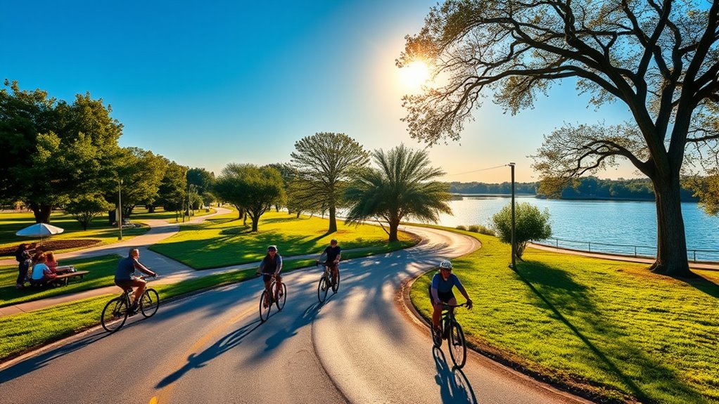 perfect cycling conditions exist