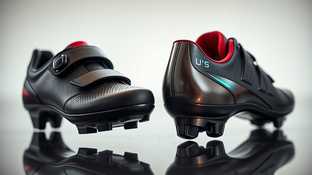 performance enhancing footwear for cyclists