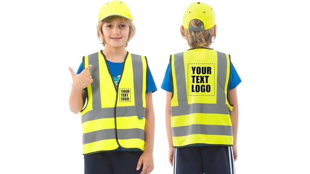 personalized kids safety vests