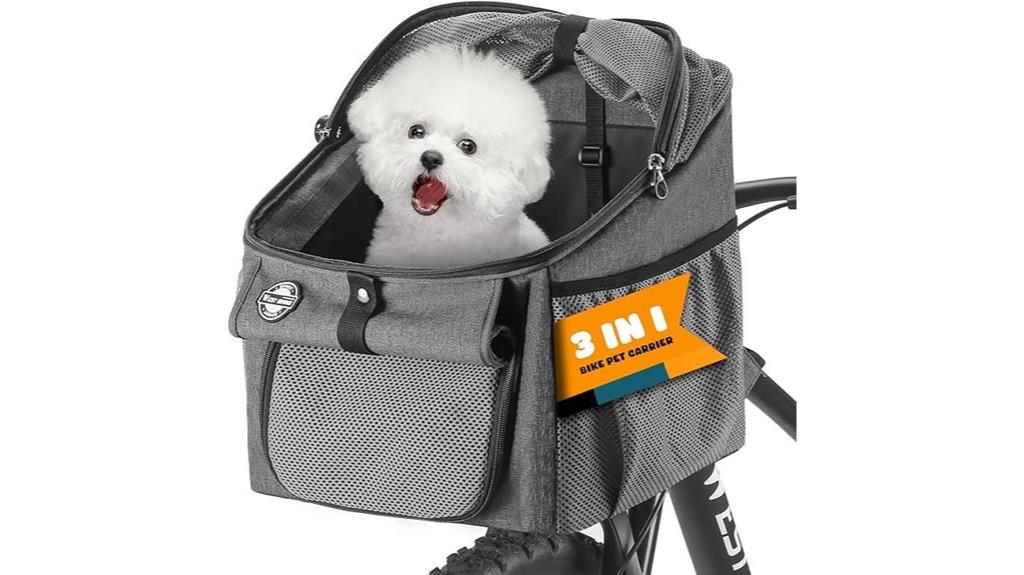 pet carrier bike basket