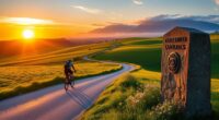 pilgrim s biking journey spain