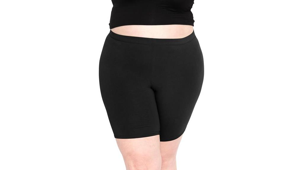 plus size cotton shorts