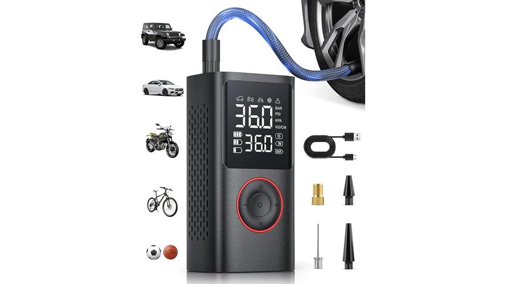 portable air compressor inflator