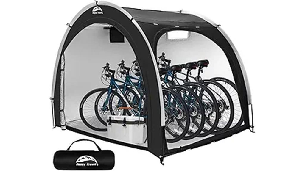 portable bike storage tent