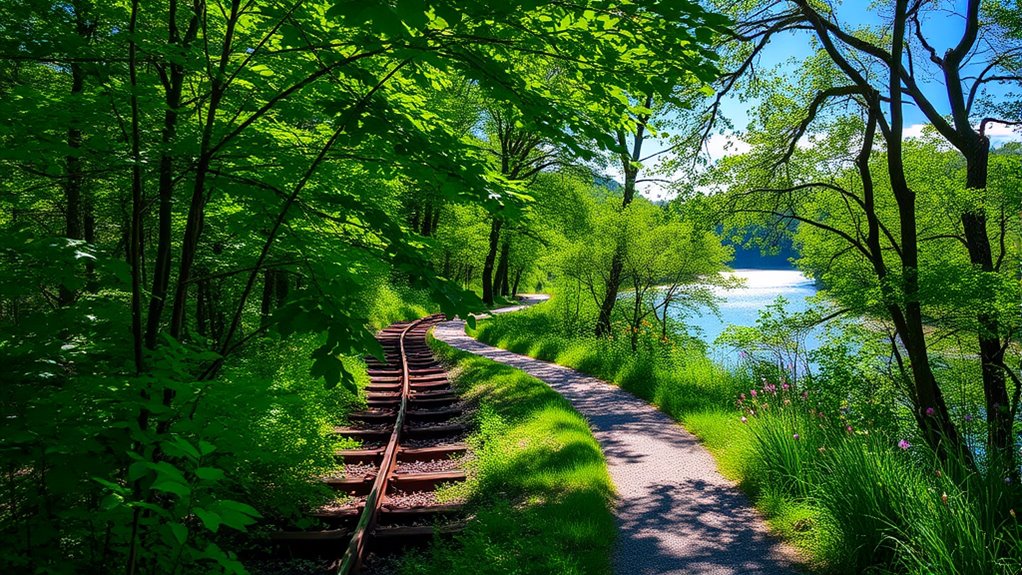 railway transformed into trail