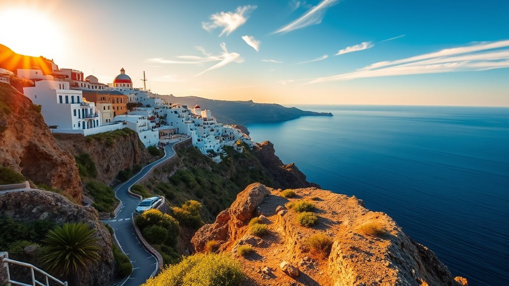 santorini s breathtaking volcanic scenery