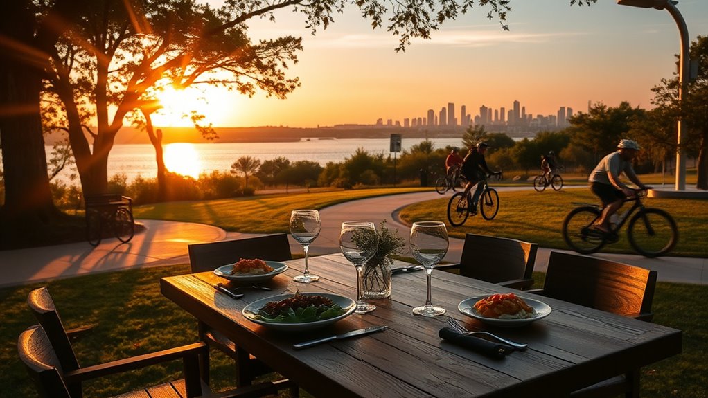 scenic meals with ambiance