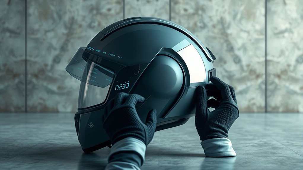 smart helmets with sensors