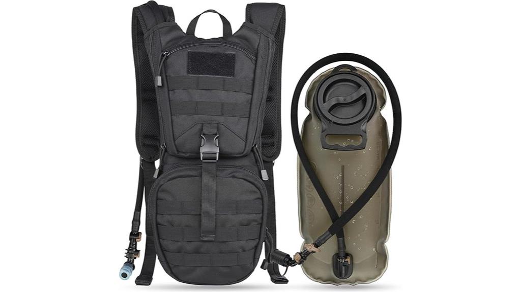 tactical hydration backpack design