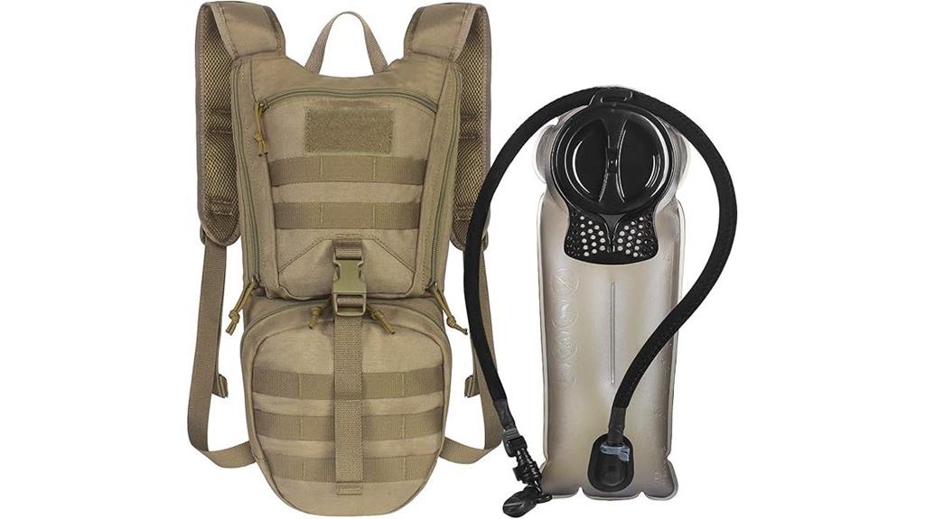 tactical hydration backpack system