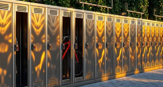 top secure bike lockers