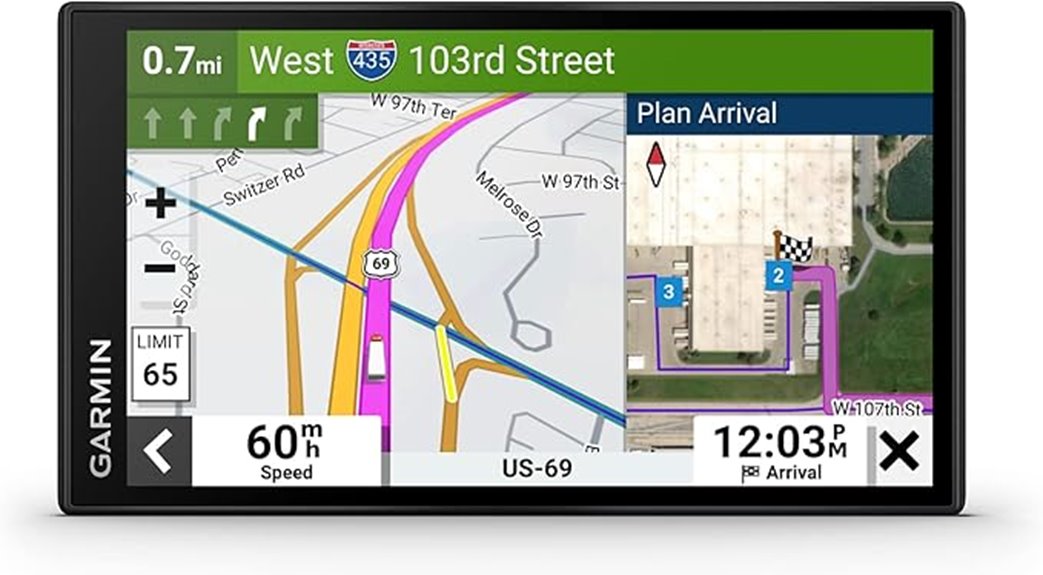 truck gps navigation device