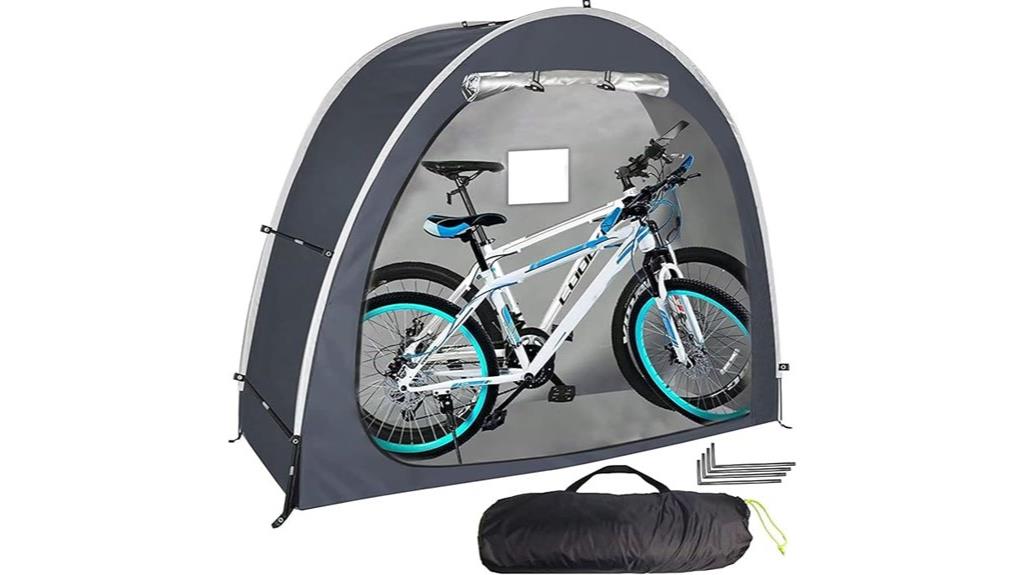 two bike outdoor storage tent